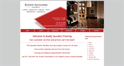 Desktop Screenshot of buddysaundersflooring.com